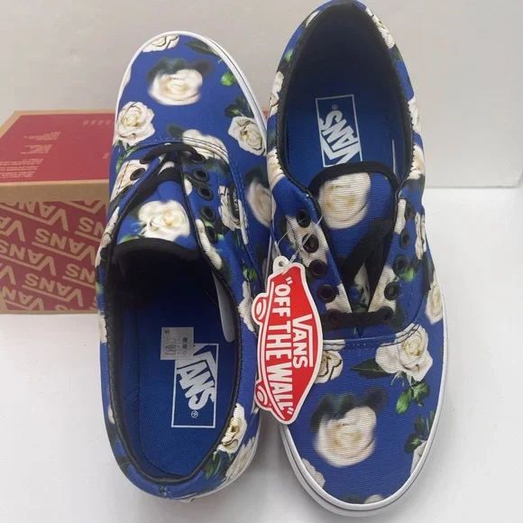 Vans Men’s Era (Romantic Floral) Lapis Blue SneakersVN0A38FRVP9